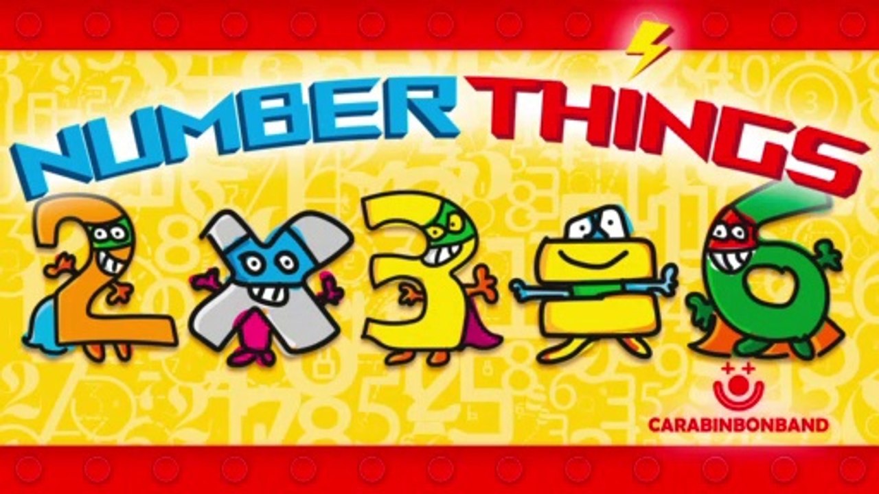 NUMBERTHINGS, SUPERTHINGS inventados inspirados en los números - By CARA BIN BON BAND
