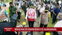 Didampingi Kakorlantas Polri, Menhub Budi Karya Sumadi Tinjau Kesiapan Arus Mudik 2022 di Semarang