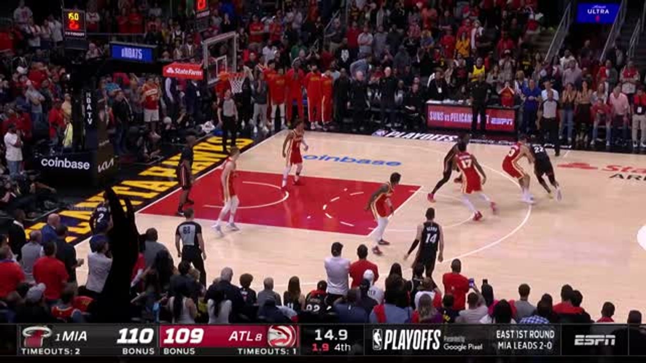 Highlights: Young rettet Hawks mit Floater