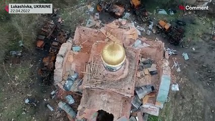 Ukrainian village faces a churchless Easter