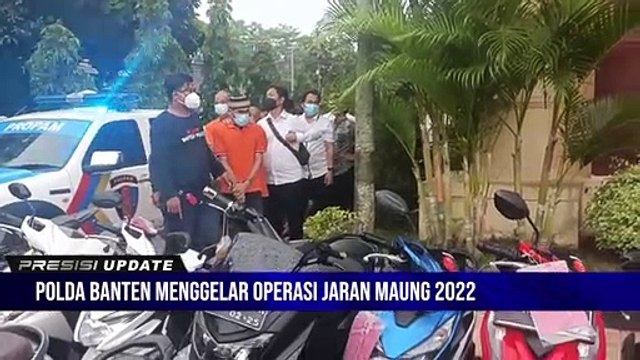 Dalam Operasi Jaran Maung 2022 Polda Banten Meringkus 54 Penjahat Jalanan