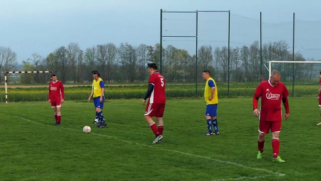 Strafstoßtor von Esmir Muratovic im Spiel des SC Rosdorf III gegen HarzTor III.