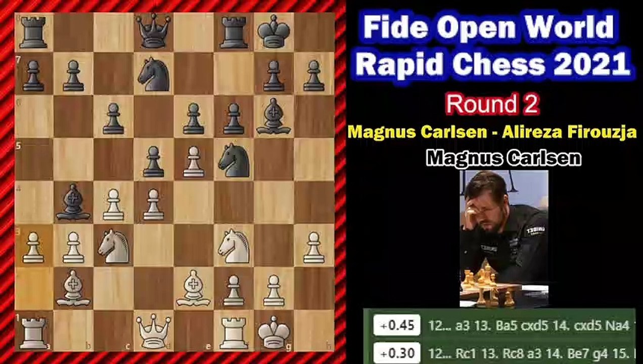 _ One Bad Move and Find Door _ Magnus Carlsen - Alireza Firouzja __ Fide Open World Rapid Chess 2021