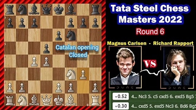 _ Speed Thrills Passed pawn Kills _Magnus Carlsen - Richard Rapport __ Tata Steel Masters 2022