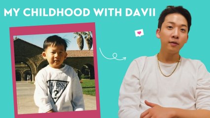 Here's What Korean Singer DAVII Wants To Tell His Younger Self | Cosmo My Childhood