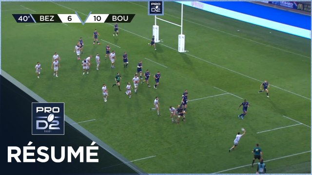 PRO D2 - Résumé AS Béziers Hérault-US Bressane: 21-24 - J28 - Saison 2021/2022
