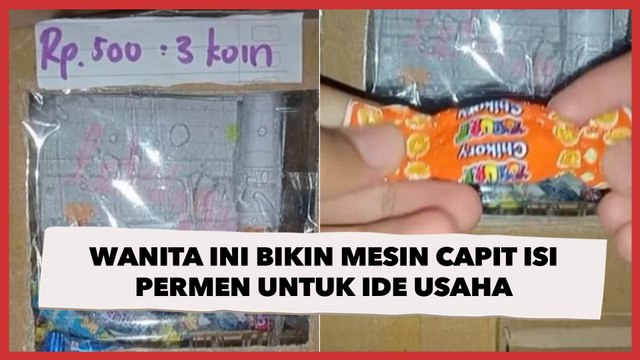 Kreatif Abis! Wanita Ini Bikin Mesin Capit Isi Permen untuk Ide Usaha, Laris Manis Diserbu Bocah