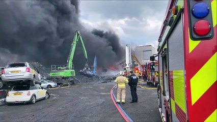 Recycling Lives fire