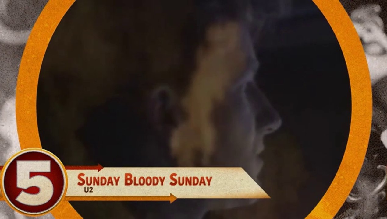 U2's "Sunday Bloody Sunday" Ranked as #5 Days of the Week Song