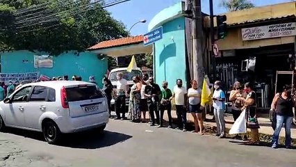 Servidores manifestam em defesa do hospital Julia Kubitschek