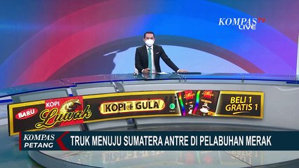 Antre Sejak Kemarin, Puluhan Truk Tujuan Sumatera Mengular Sepanjang 2 Kilometer di Pelabuhan Merak