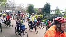 Hundreds of cyclists join big ride through Sheffield city centre