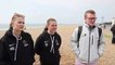 Portsmouth university students take part in the Big Dip at Southsea seafront
