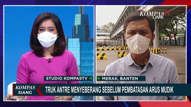 Hindari Pembatasan Lalu Lintas Angkutan Barang Saat Lebaran, Truk Menumpuk di Pelabuhan Merak!