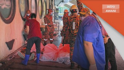 Kebakaran | Kematian tiga mangsa akibat lemas tersedut asap