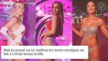 Moda de Carnaval: cut out é a tendência entre famosas na folia com recortes estratégicos nos looks