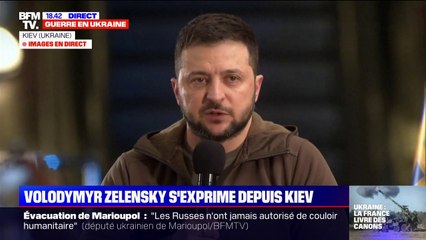 Volodymyr Zelensky: "La nation ukrainienne défend sa liberté"