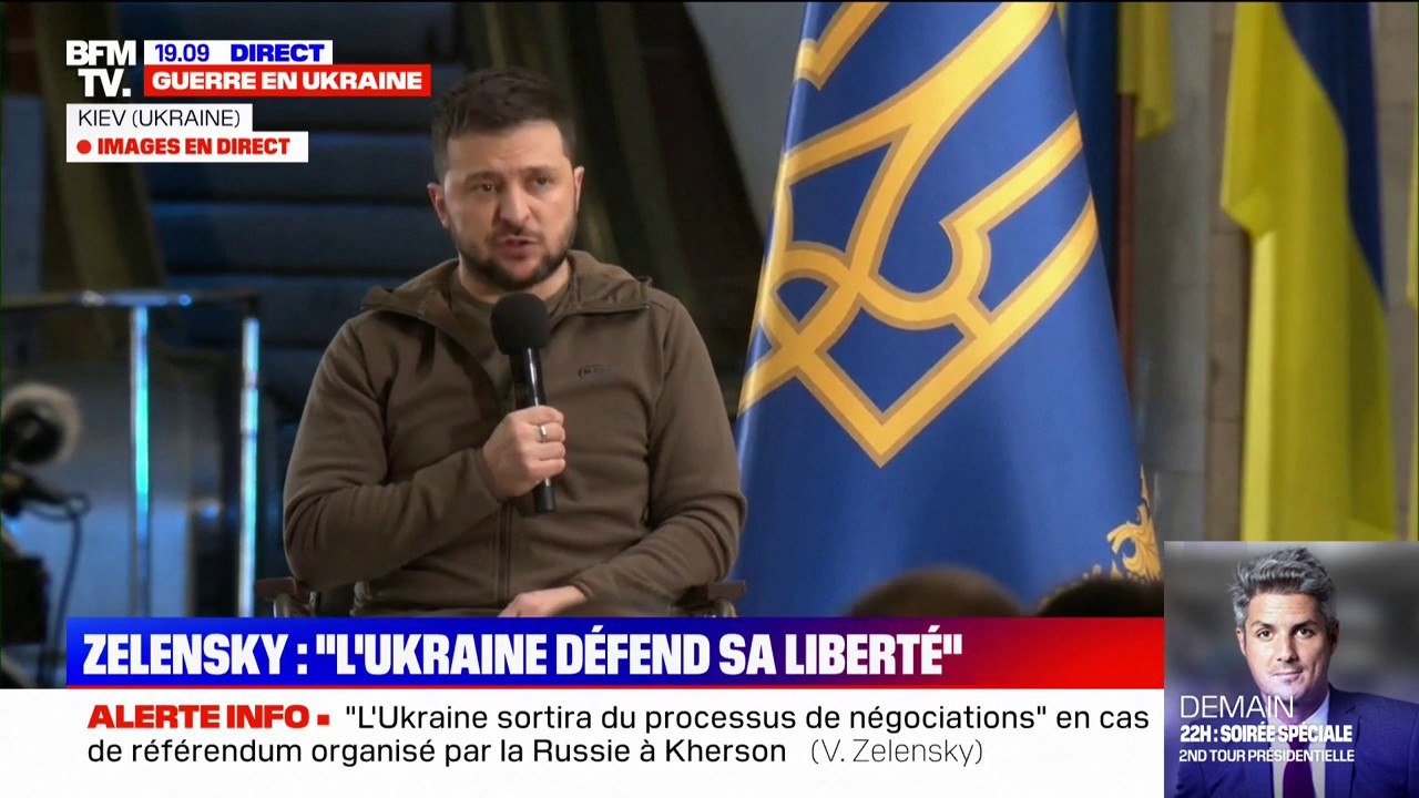 Volodymyr Zelensky: "Après cette guerre, nous serons un état forteresse"