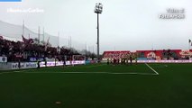 Teramo-Reggiana 0-2: i tifosi granata ringraziano la squadra