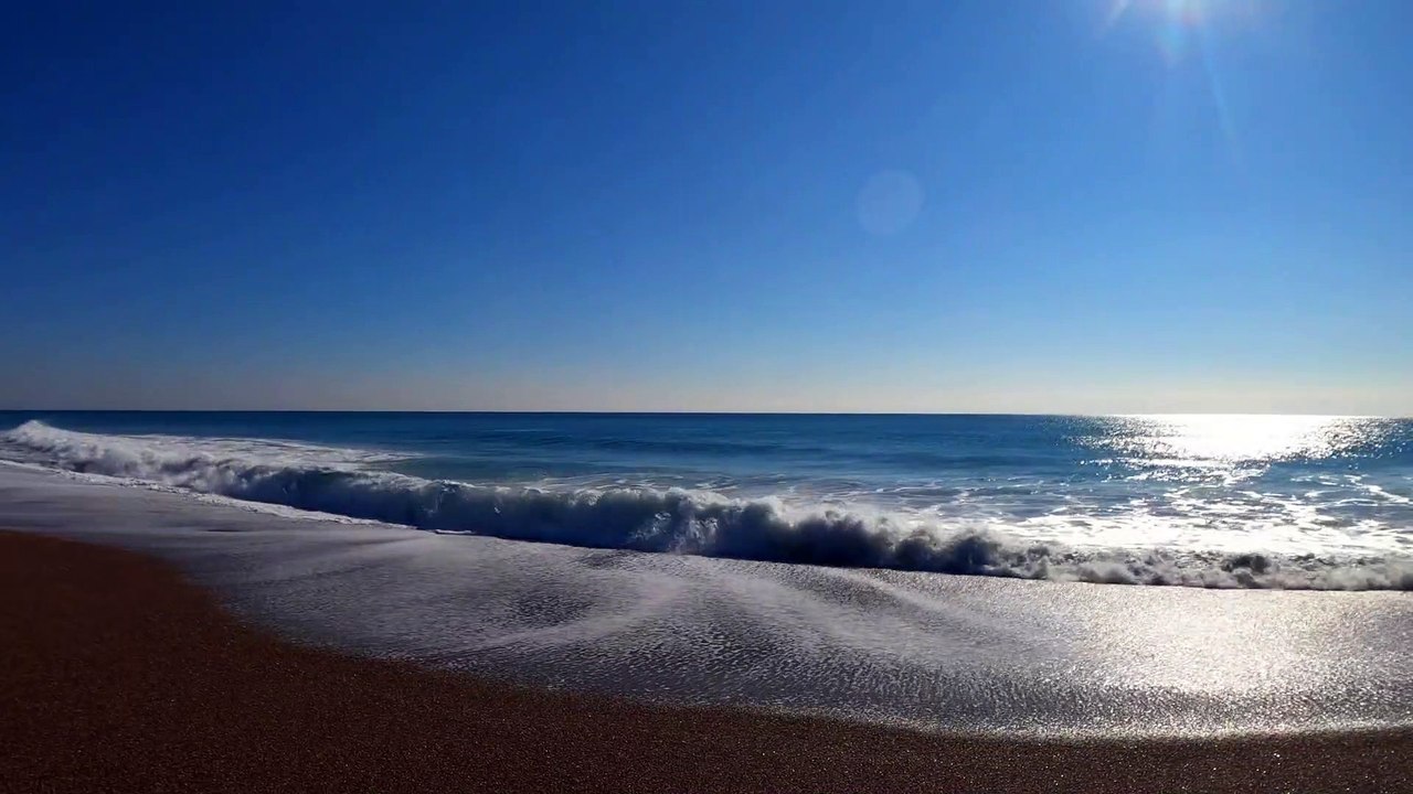 Relaxing Sound : on The Beach Beach & Seagull & Rain Thunders
