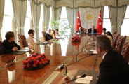 Cumhurbaşkanı Erdoğan, Milli Eğitim Bakanı Özer ve beraberindeki öğrencileri kabul etti (3)