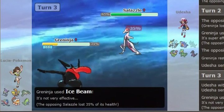 OU GEN 7 COMPETITIVE POKEMON MATCH ( Pokemon Showdown )