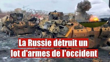 Vidéo: L'armée russe a détruit un lot d'armes de l'occident à Odessa