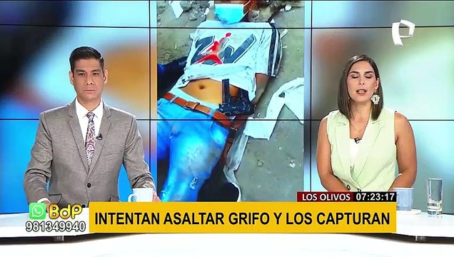 Los Olivos: delincuentes armados iban a asaltar grifo pero fueron capturados