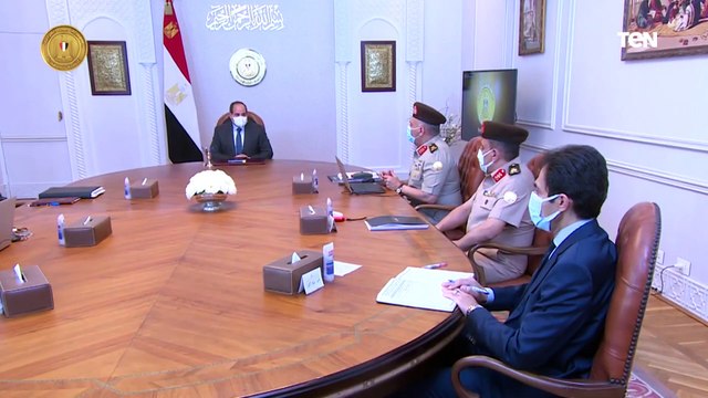 السيد الرئيس يتابع الموقف التنفيذي لمشروعات الهيئة الهندسية على مستوى الجمهورية