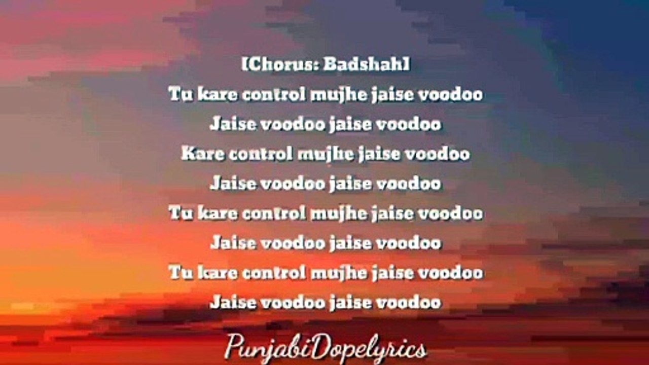 Voodoo (Lyrics) - Badshah, J Balbin, Tainy _ New Song 2022