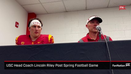 USC Head Coach Lincoln Riley Post Spring Football Game