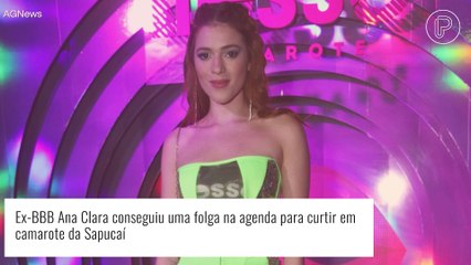 Folga no Carnaval! Ex-BBB Ana Clara cai na folia solteira: 'Menos perturbação na cabeça'