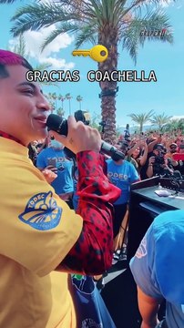 Le entregan las llaves de la ciudad (Coachella) a Grupo Firme
