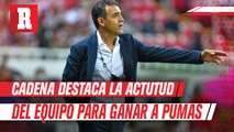 Chivas: Ricardo Cadena destacó actitud de jugadores y pidió ir partido a partido