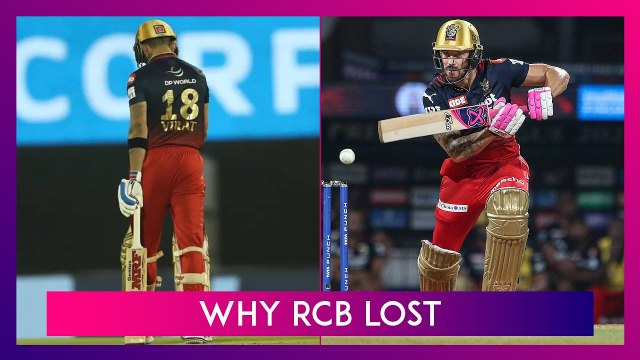 Royal Challengers Bangalore vs Sunrisers Hyderabad IPL 2021: 3 Reasons Why RCB Lost