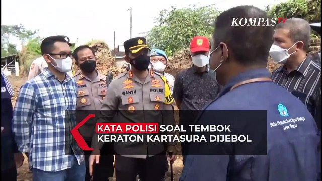 Kata Kapolres Sukoharjo Soal Tembok Benteng Keraton Kartasura Dijebol: Diduga Keras Melawan Hukum