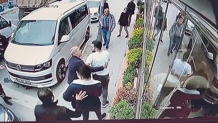 Pendik'te korna çalma kavgası kamerada