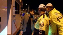 Edirne'de alkolü karavan sürücüsü polise zor anlar yaşattı