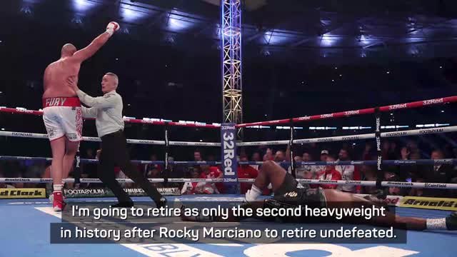 Heavyweight champion Fury confirms retirement plans