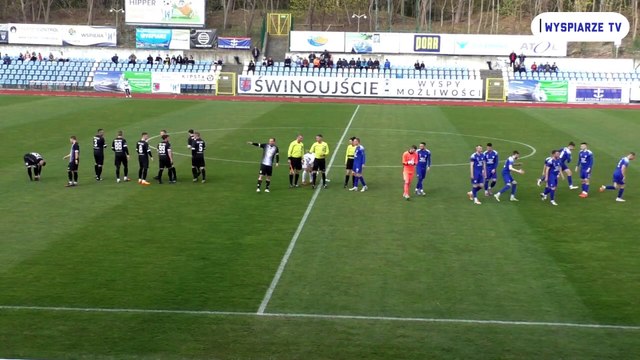 Skrót z meczu Flota Świnoujście 4 - 0 (2 - 0 ) Orzeł Wałcz