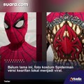 Heboh Kostum Spiderman Dipadukan Batik, Warganet: Peter Parker Kearifan Lokal