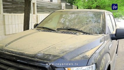 العاصمة عمان تحت تأثير الأجواء المغبرة