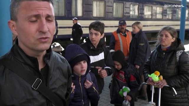 'We're really proud of our children': Family of six tell their story of escaping from Mariupol