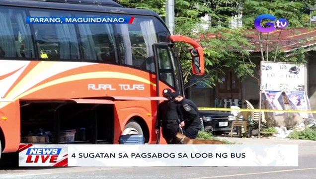 4 sugatan sa pagsabog sa loob ng bus | News Live