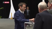 Emmanuel Macron a voté au Touquet (Pas-de-Calais)