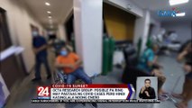 OCTA Research Group: Posible pa ring may pagtaas ng COVID Cases pero hindi kasinglala noong Enero | 24 Oras Weekend