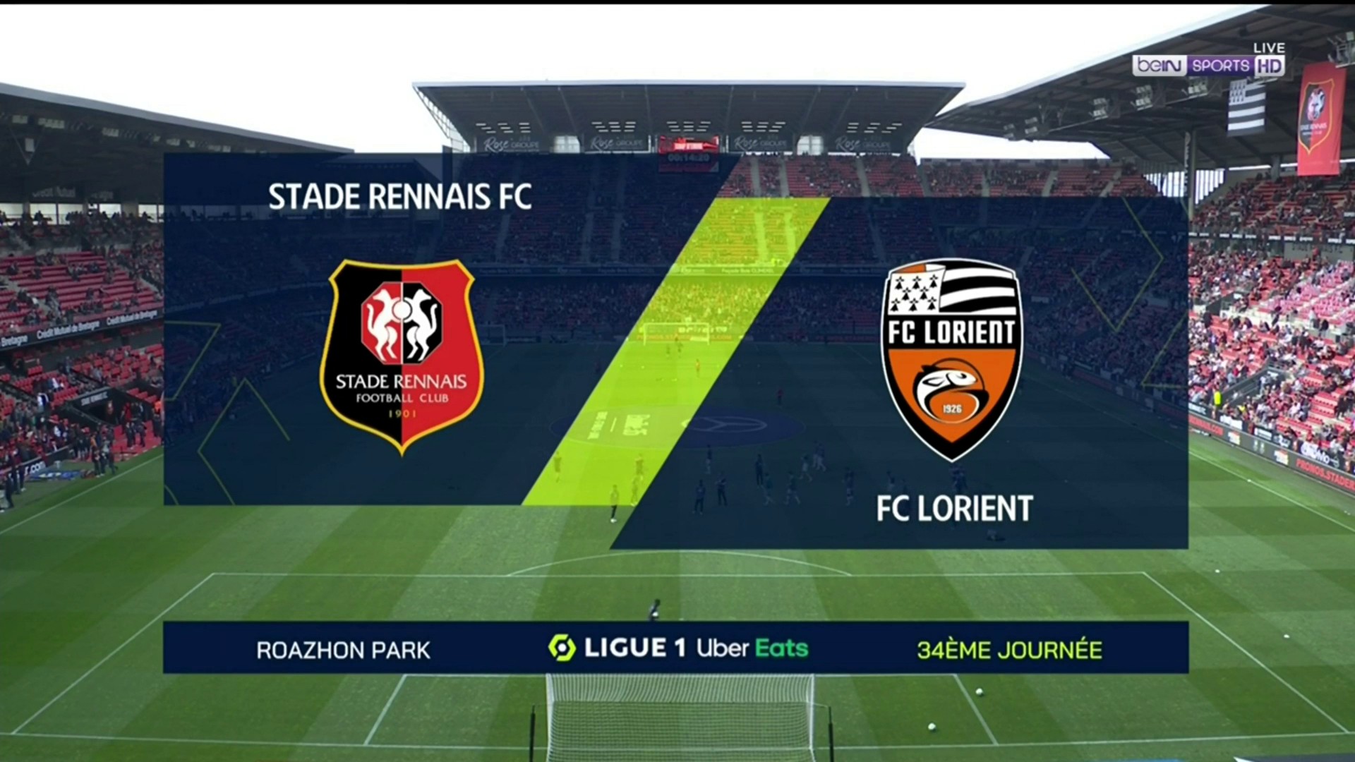 HL - (ENG) Rennes - Lorient - Ligue 1
