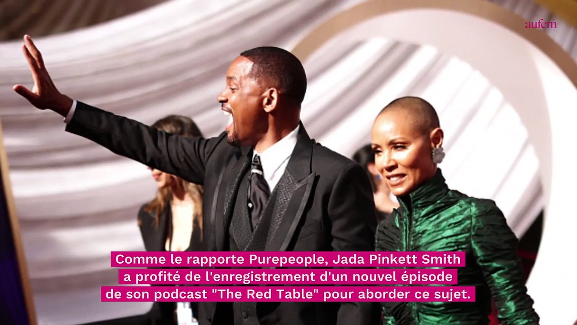 ⁣Will Smith : sa femme Jada Pinkett Smith évoque la fameuse gifle dans son podcast