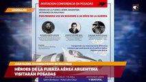 Héroes de la Fuerza Aérea Argentina visitarán Posadas