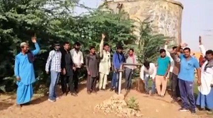 जीएलआर व पशुखेली में पानी का अभाव, जताया रोष